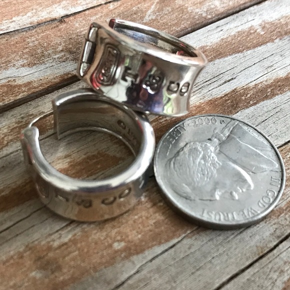 Tiffany & Co. Jewelry - Tiffany & Co Sterling Silver Hoop Earrings